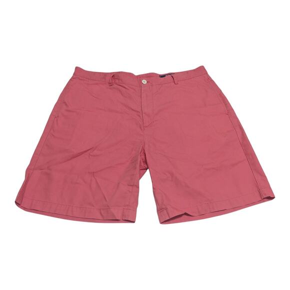 Vineyard Vines Shorts Mens 40 Pink Club Golf Chinos Classic Logo Cotton‎ Twill - Picture 1 of 6